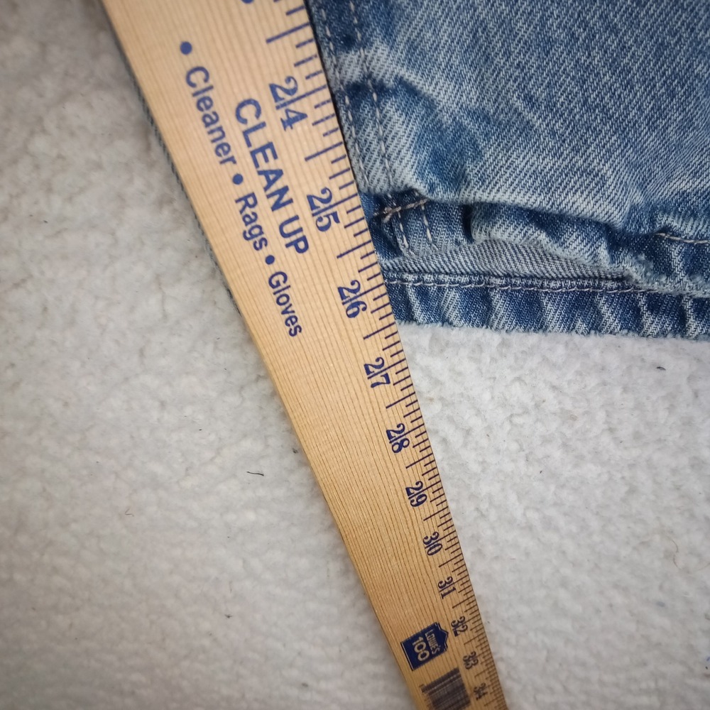 Rewash Low Pro Wide Leg Utility Jeans Blue Medium Wash Cotton Size 13/31 - Picture 7 of 9